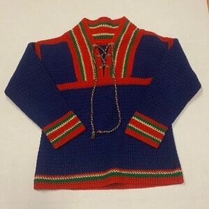 VTG Beautiful Handmade Knitted Women's Sweater